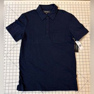 NWT Liverpool Men’s Small Blue‎ Ink Polo Shirt